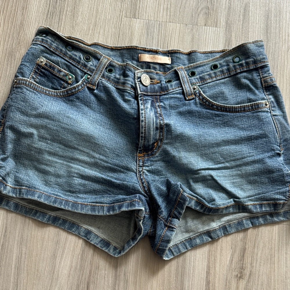 Y2K forever 21 Denim Blue Women's Shorts